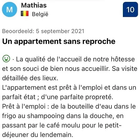 Apartment O Zee App,garage 200m En Centrum *